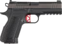 Dan Wesson 92113 DWX Compact Frame 9mm Luger 10+1 4.95″ Black Match Grade Barrel, Black DLC Optics Ready/Serrated Steel Slide, Black Aluminum Frame w/Beavertail Black Textured Aluminum Grip 1