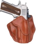 1791 Gunleather ORBH1SCBRR BH1S Optic Ready OWB Classic Brown Leather Belt Slide Fits 1911 Fits 3.5-4.25″ Barrel Right Hand 2
