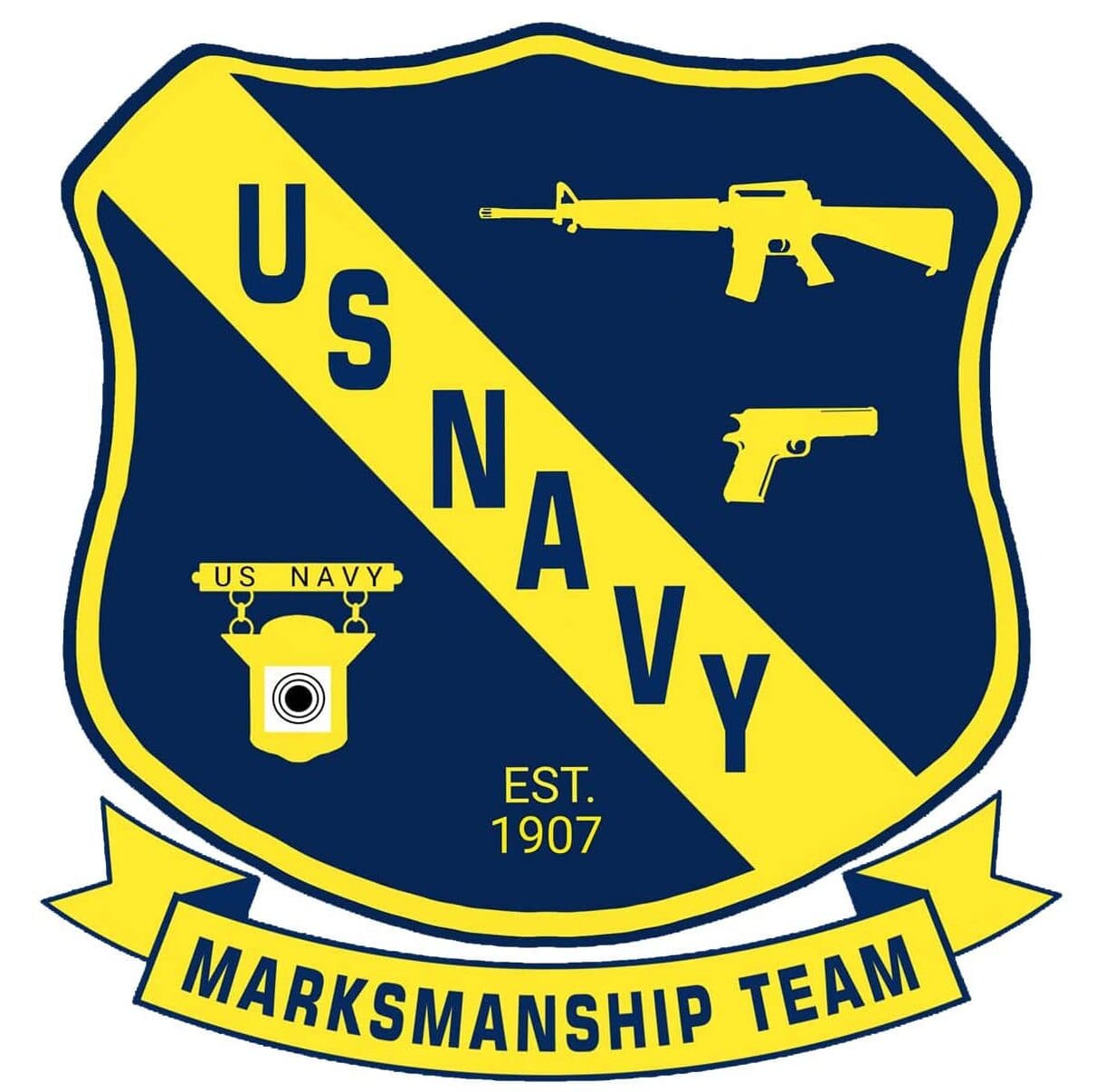 Retired Navy Shooters Association logo