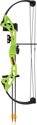 Bear Archery Youth Compound – Bow Brave RH Green Age 8+ 2