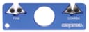 Cold Steel CSKS21CC Dual Edge Pocket Knife Sharpener Blue Aluminum, Carbide/Ceramic Sharpener, Coarse/Fine Blue 1