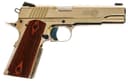 Standard Mfg 1911 Standard Full Size Frame 45 ACP 7+1 5″ Stainless Match Grade Barrel, Nickel Steel Serrated Slide, Nickel Steel Frame w/Beavertail, Walnut Double Diamond Grip 2