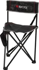 Bog Ground Blind Tripod Chair – Black/grey W/carry Strap 2