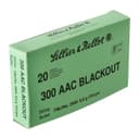 Sellier & Bellot .300 Blackout 124gr FMJ – 20rd 1