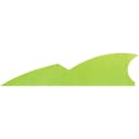 Gateway Batwing Feathers Charteuse 2 in. LW 50 pk. 2