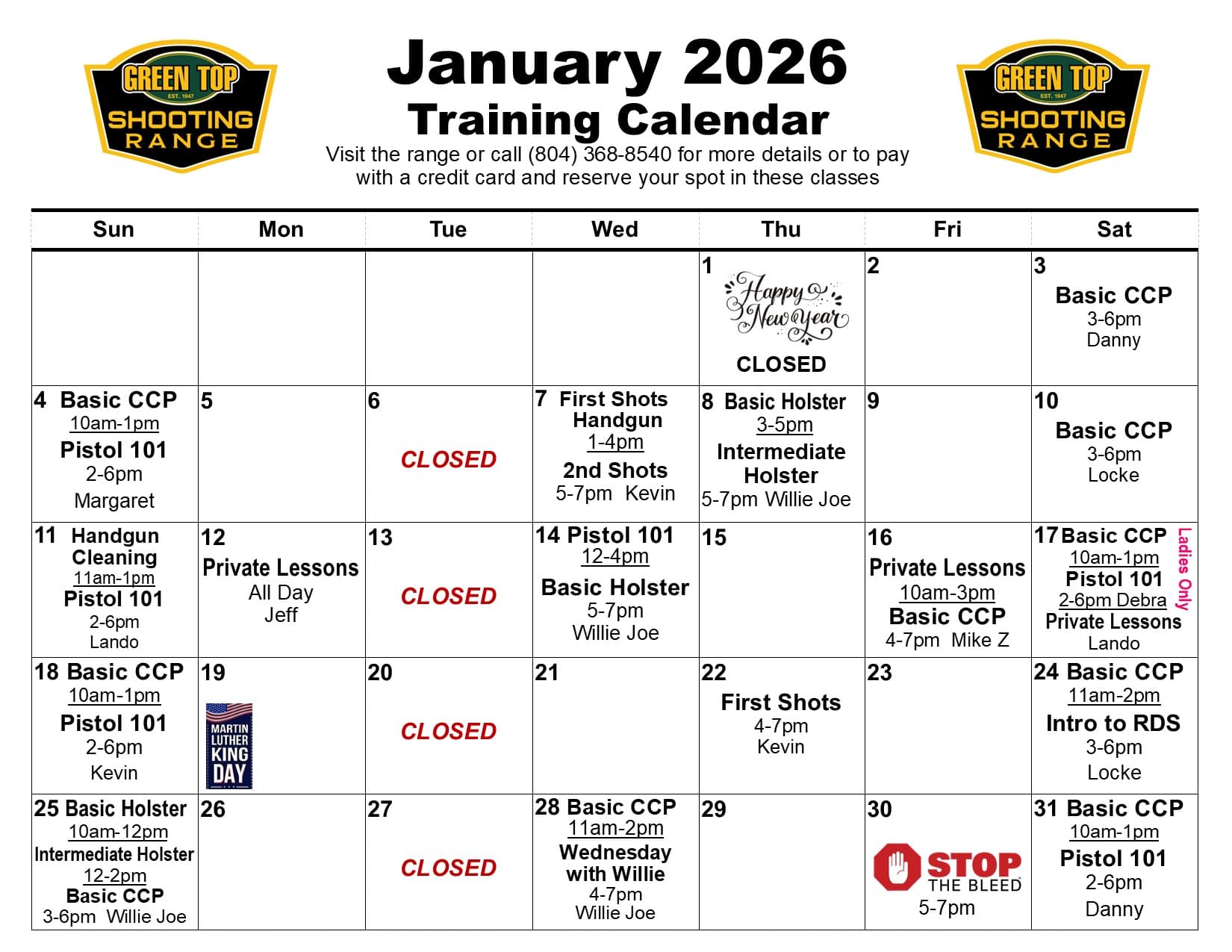 Green Top Shooting Range logo