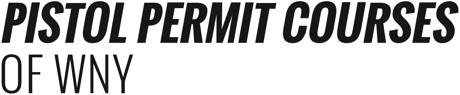 Pistol Permit Course of WNY logo