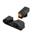 XS Sight Systems R3D 2.0 Night Sights for Glock Orange Front with Black Rear 3