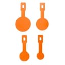 Champion Impact Steel Hanging Gong Targets 1/4″ Rimfire Orange 1