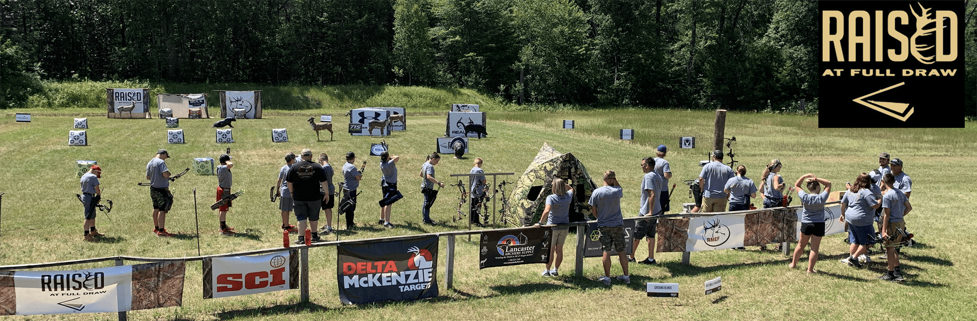 Raised At Full Draw logo