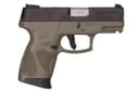 Taurus G2C, 9mm, 3.26″ Barrel, 12rd, Black Slide, OD Green 1