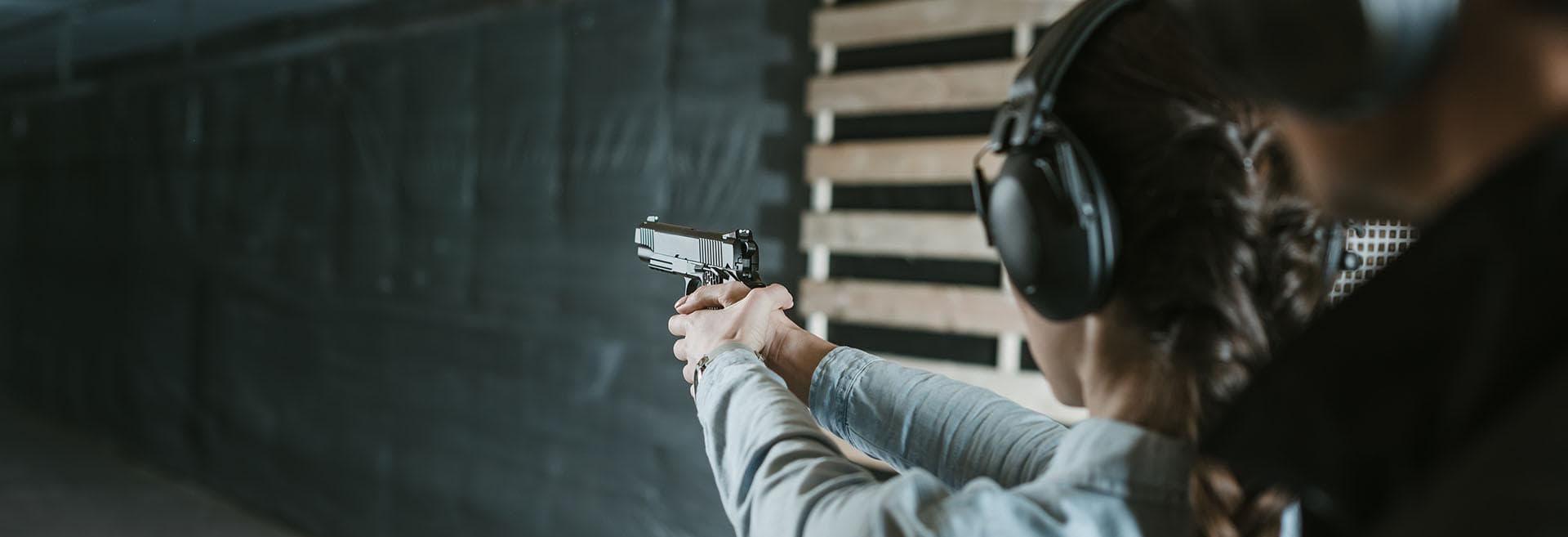 Long Shot - Firearms logo