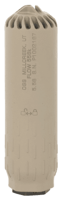 Huxwrx 2450 Flow 556K 5.56x45mm NATO 1.60″D Made of Stainless Steel with Flat Dark Earth Cerakote Finish Includes 1/2″-28 tpi Flash Hider 1