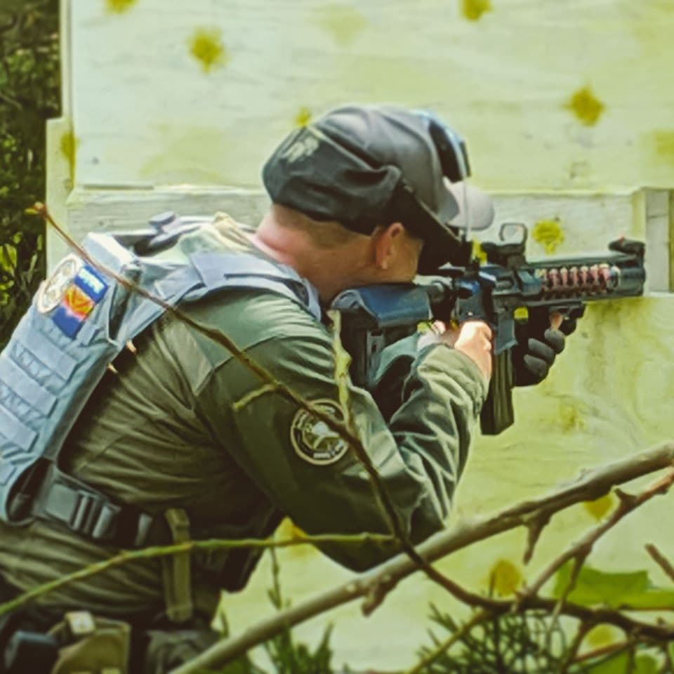 CJ's Paintball & Airsoft Park logo