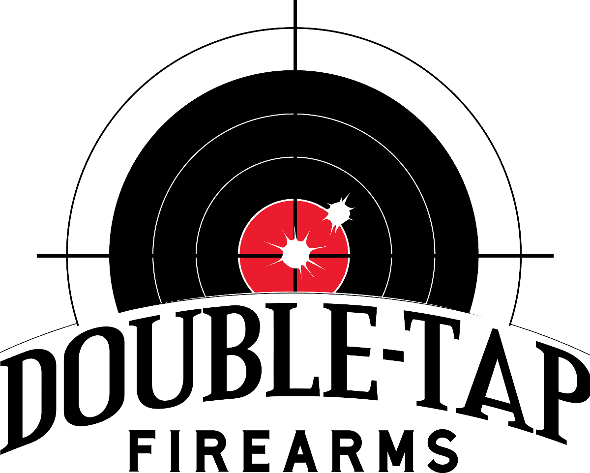 Double Tap Firearms - Give US a Shot! logo
