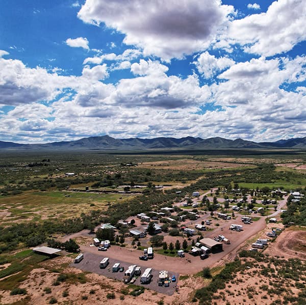 Double Adobe Campground & Shotgun Sports logo