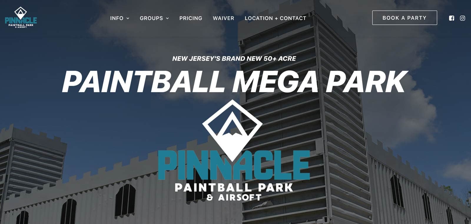 Pinnacle Paintball Park logo