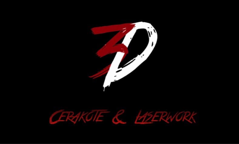 3D Cerakote & Laserworks logo