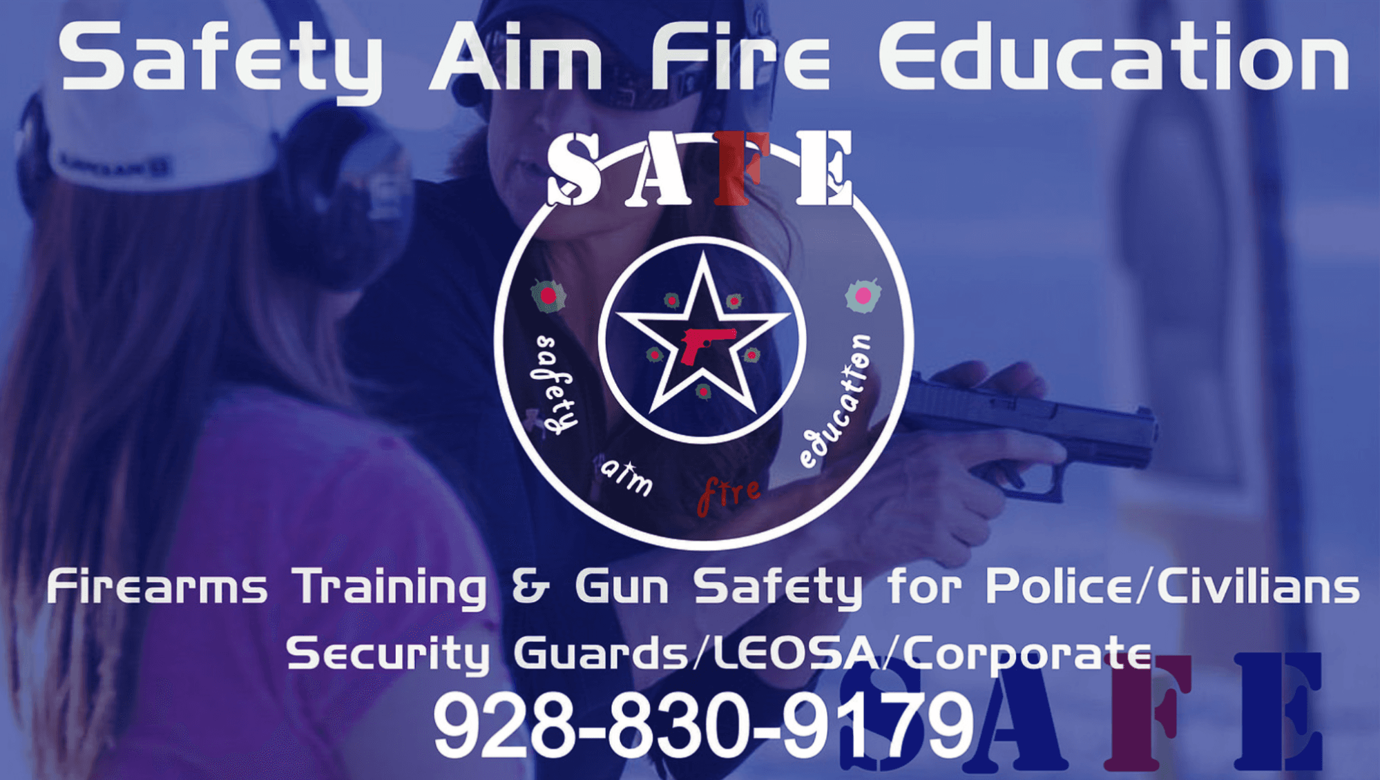 Safety Aim Fire Education logo